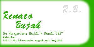 renato bujak business card